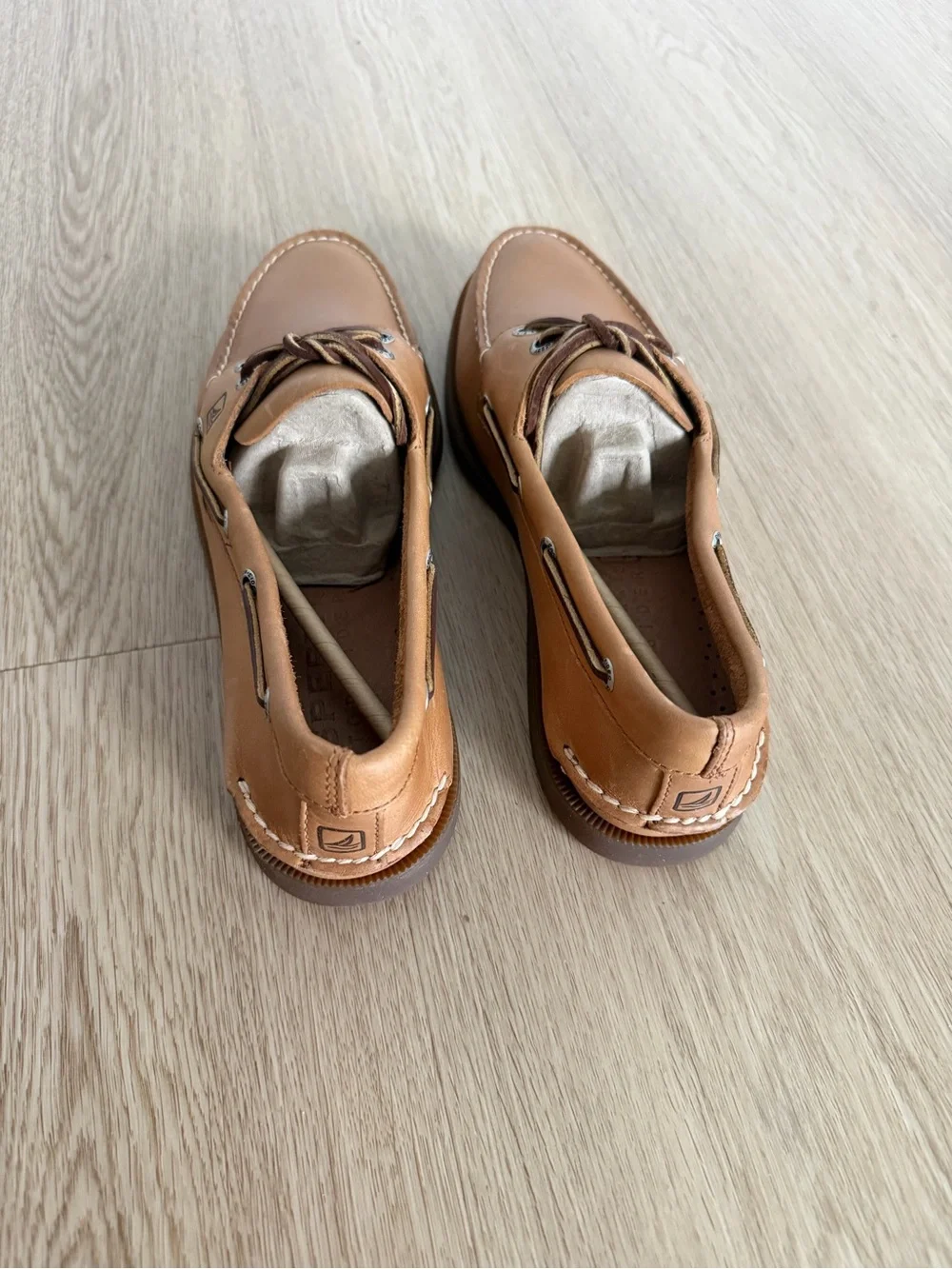 Sperry Men's Authentic Original 2-Eye Leather Boat Shoe - Sahara - Size 10.5